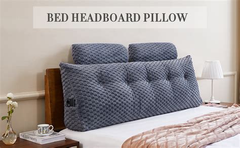 box pillows for king bed metal headboard|headboard wedge pillow king.